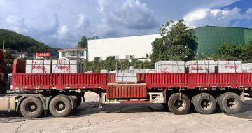 淮安 芝麻灰花岗岩地铺石出货日常