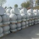 淮安 白麻花岗岩石材圆球，石球，挡车球，隔离球，景观石球，风水球等