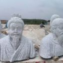 淮安 白麻花岗岩石材人物立体雕刻