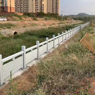 淮安 白麻河道栏杆效果展示图