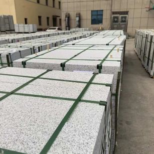 淮安 白麻花岗岩5.0公分荔枝面地铺石