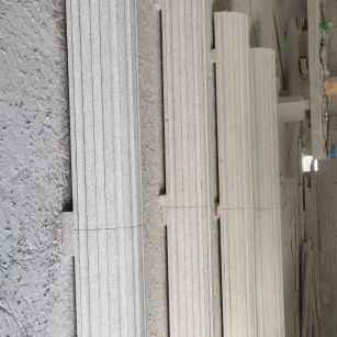 淮安 花岗岩厂家带你看白麻花岗岩门楼大柱柱皮