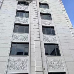 淮安 白麻荔枝面花岗岩别墅外墙干挂