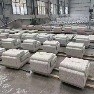 淮安 白麻花岗岩异形加工-石凳，坐凳