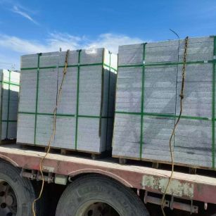 淮安 芝麻白花岗岩地铺石装车日常