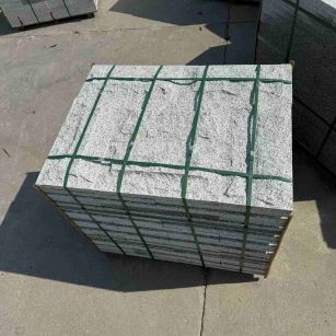 淮安 白麻花岗岩石材自然面蘑菇石成品