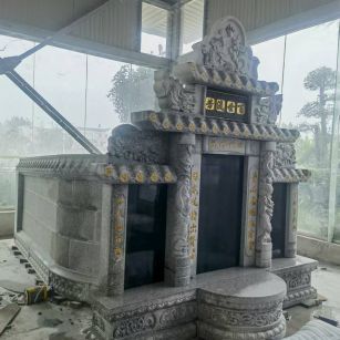 淮安 芝麻白墓碑效果展示图