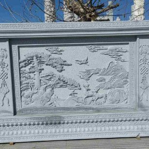 淮安 芝麻白大型照壁，屏风，影壁