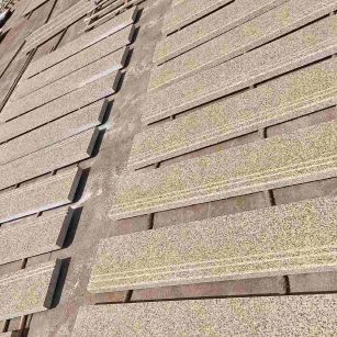 淮安 黄金麻花岗岩光面楼梯踏步