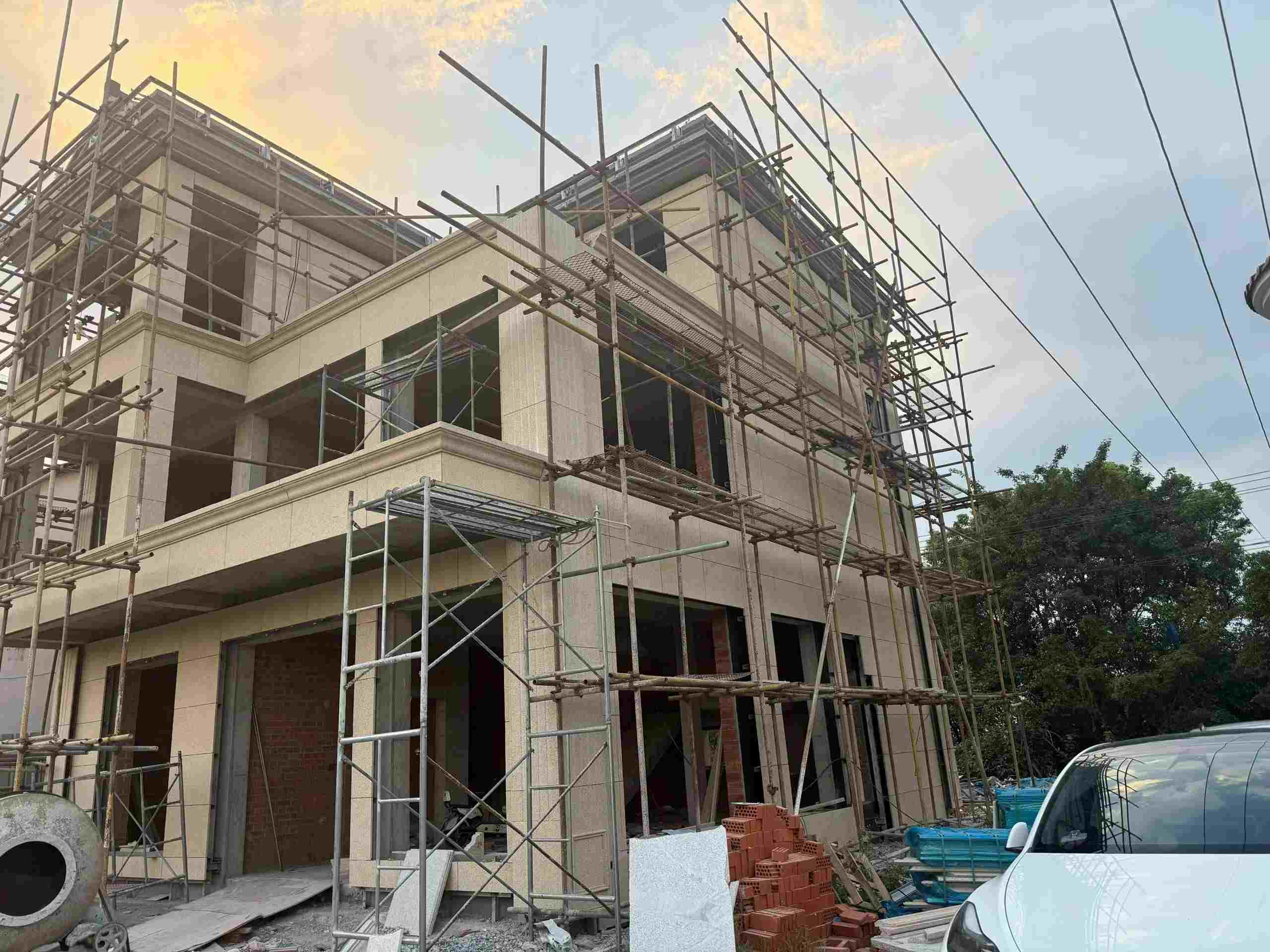 淮安 黄金麻荔枝面花岗岩外墙干挂