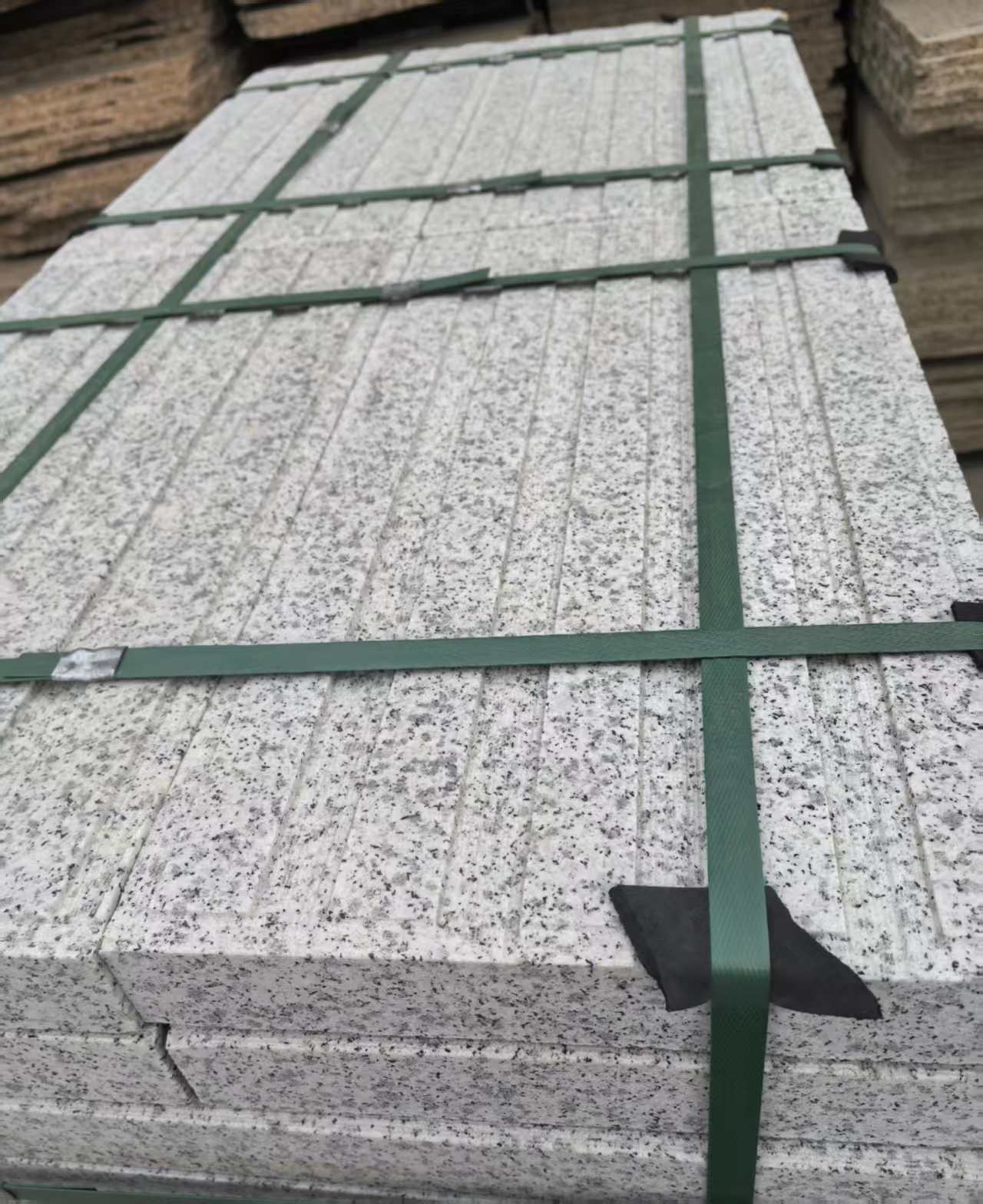 淮安 白麻花岗岩直行盲道石，盲条，地铺石