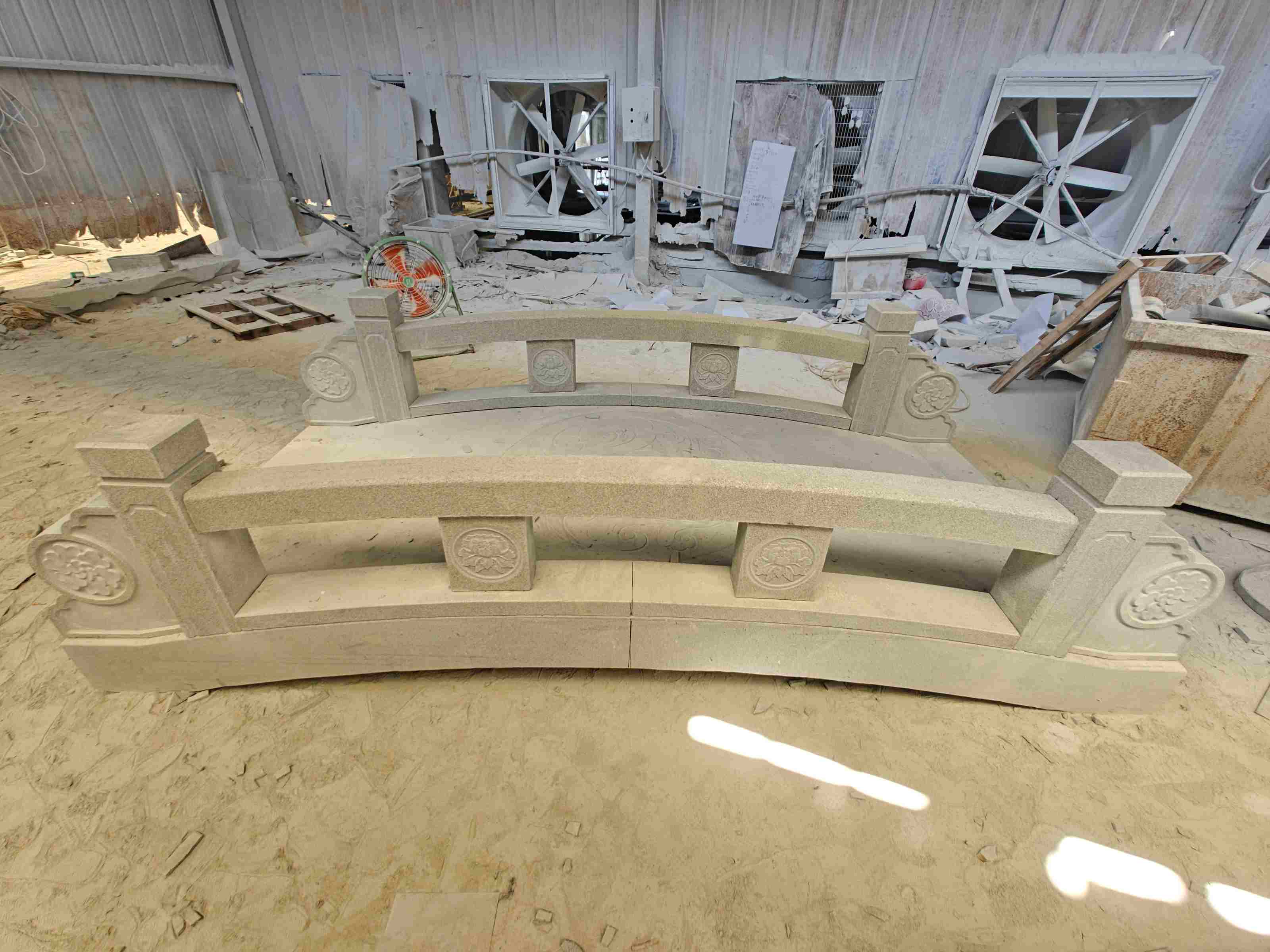 淮安 芝麻灰花岗岩异形加工-拱桥，石桥