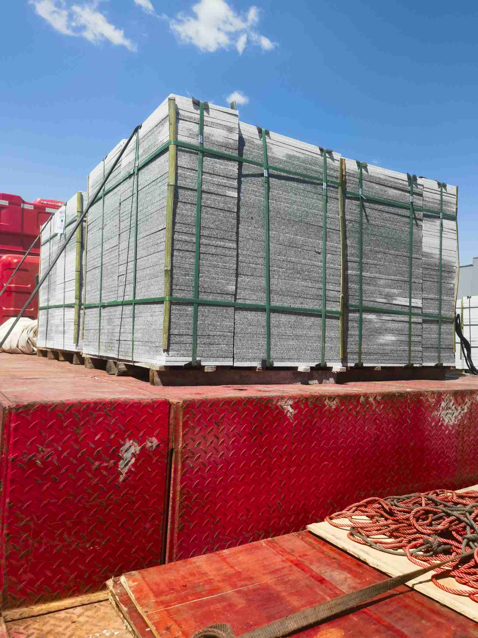 淮安 芝麻白火烧规格板地铺石300*600/600*600