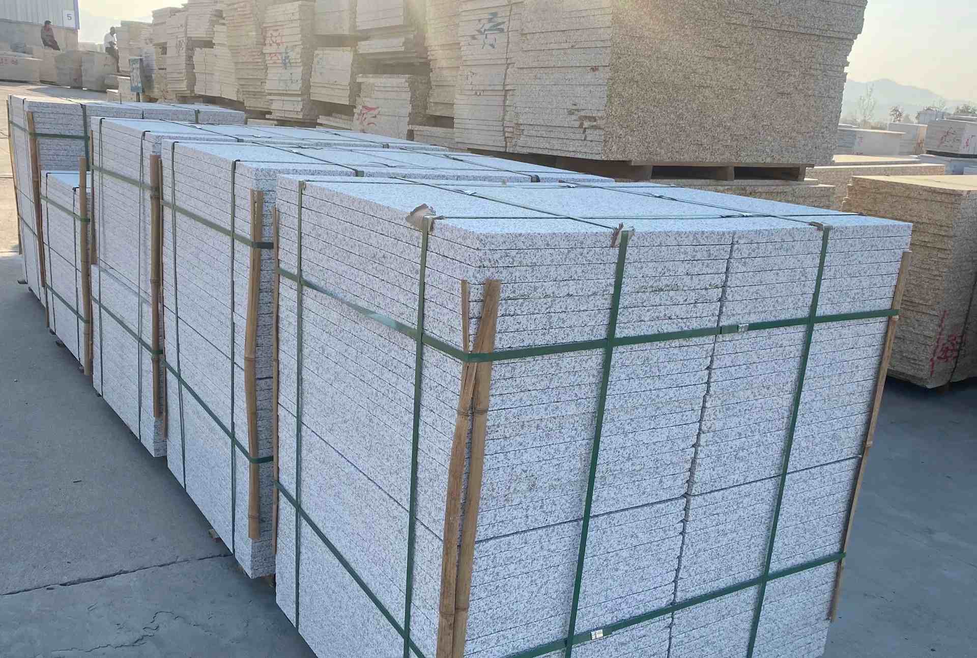 淮安 白麻花岗岩荔枝面地铺石