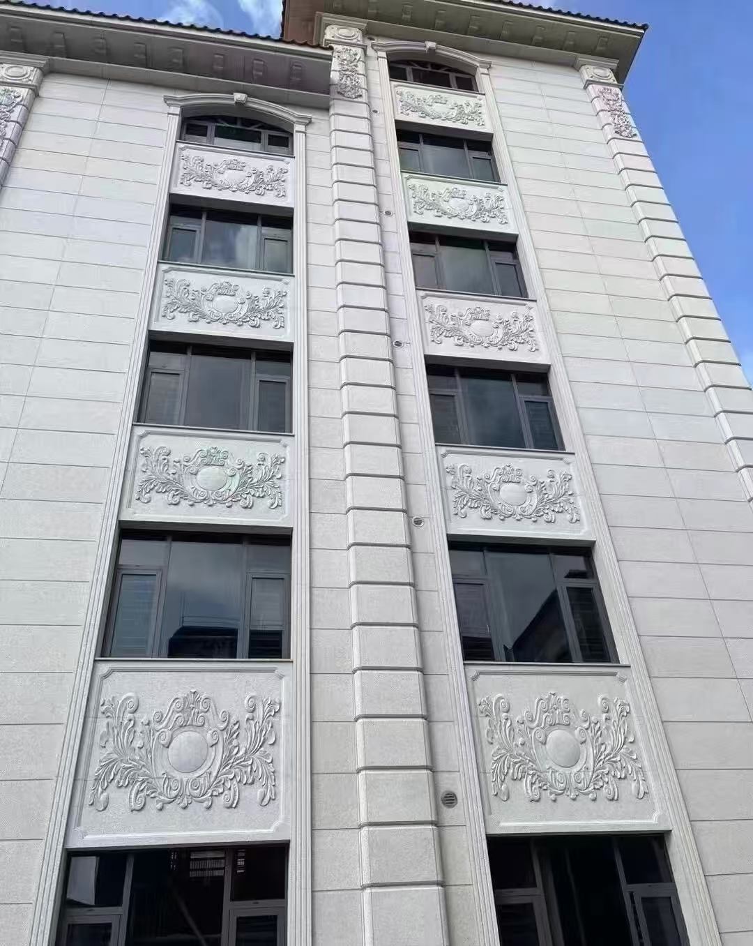 淮安 白麻荔枝面花岗岩别墅外墙干挂