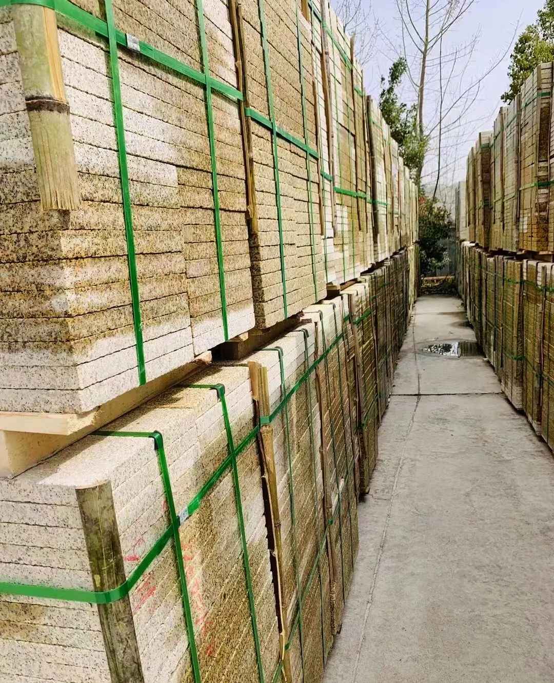 淮安 黄金麻花岗岩荔枝面地铺石