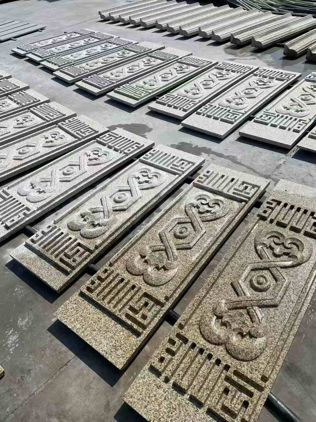 淮安 黄金麻花岗岩外墙雕刻板