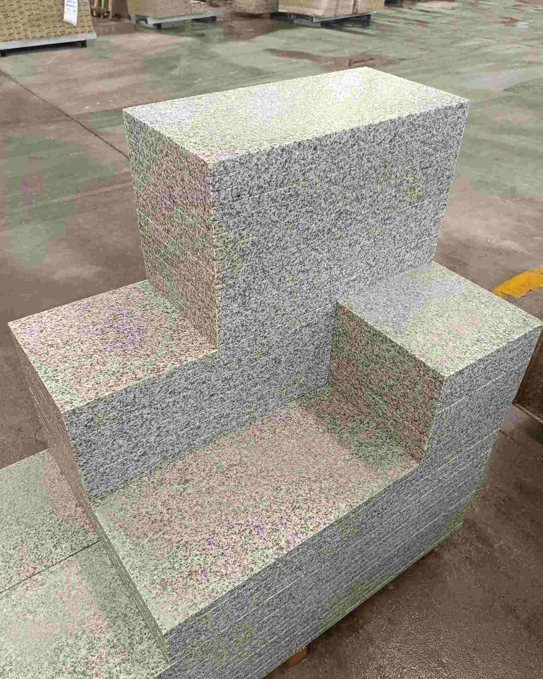 淮安 白麻花岗岩荔枝面地铺石